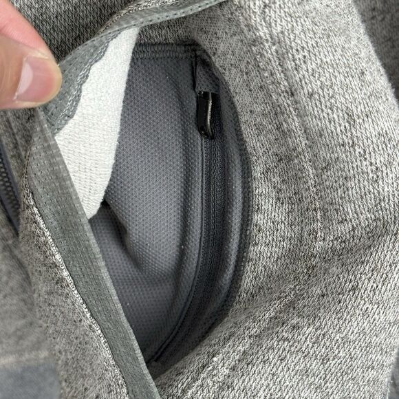 Lululemon Full Zip Hoodie Men’s Medium Grey French Terry Sweatshirt Heather - Picture 5 of 10